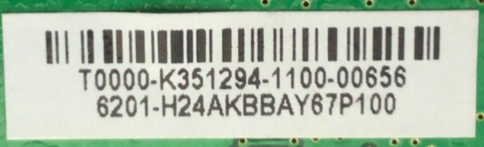 MAIN PARA MONITOR PLANAR / NUMERO DE PARTE T000-K351294 / 2202555603P / 6201-H24AKBBAY67P100 / MODELO PXL2430MW - Imagen 2